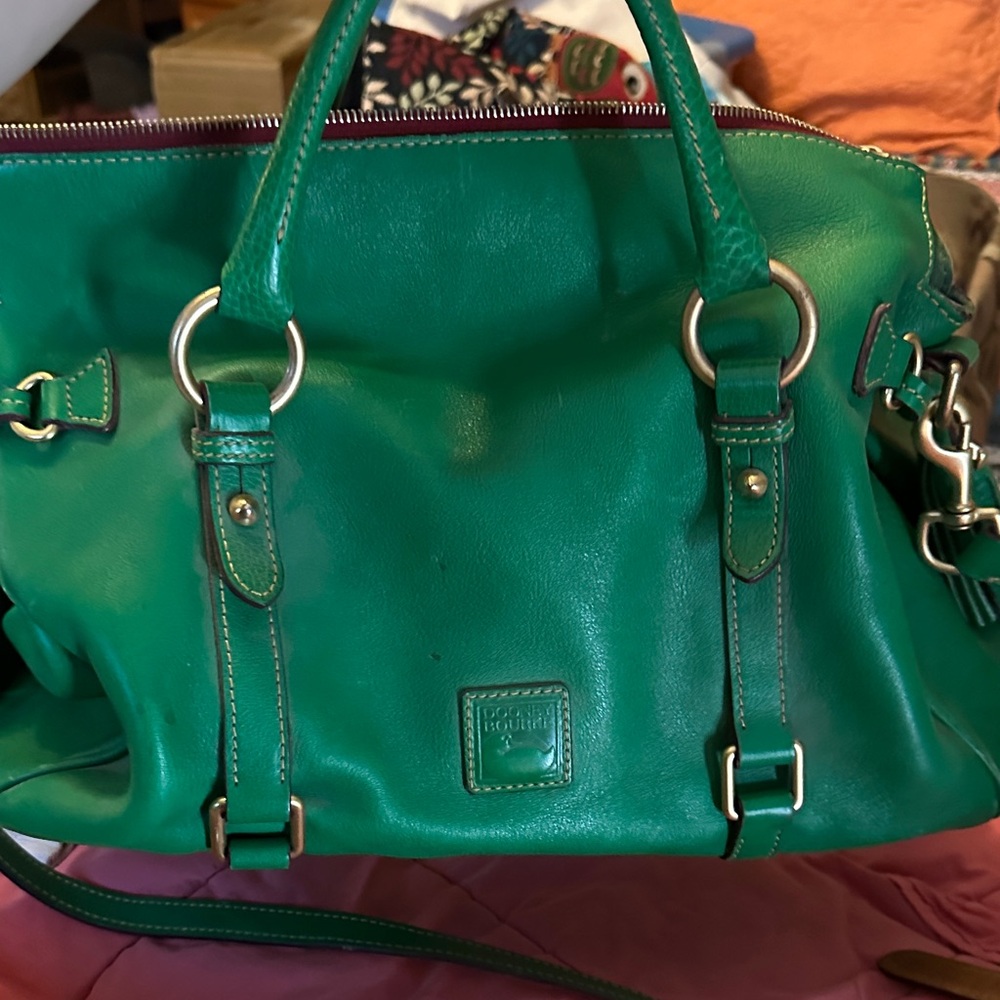 Dooney & Bourke Vibrant Green Satchel